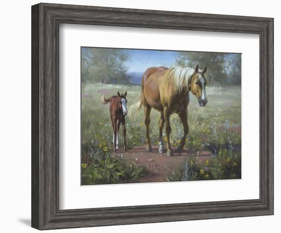 Comin' In-Jack Sorenson-Framed Art Print