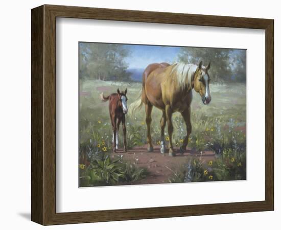 Comin' In-Jack Sorenson-Framed Art Print