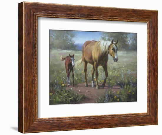 Comin' In-Jack Sorenson-Framed Art Print