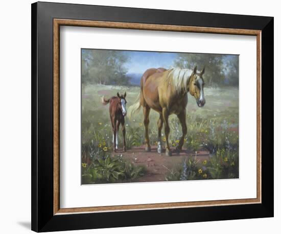 Comin' In-Jack Sorenson-Framed Art Print