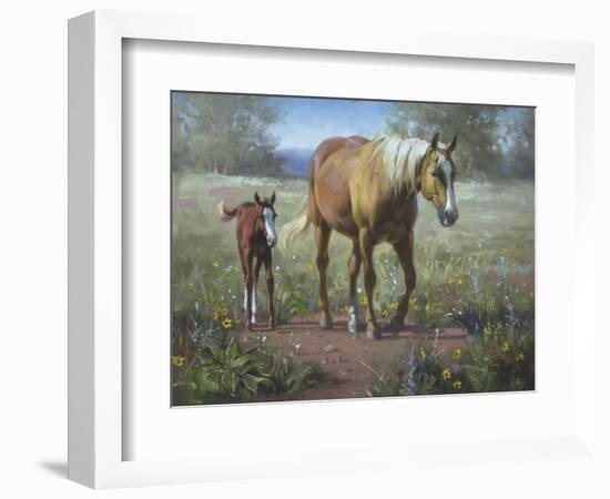 Comin' In-Jack Sorenson-Framed Art Print