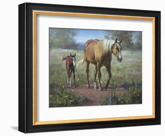 Comin' In-Jack Sorenson-Framed Art Print