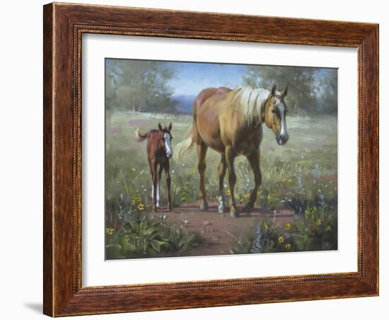 Comin' In-Jack Sorenson-Framed Art Print