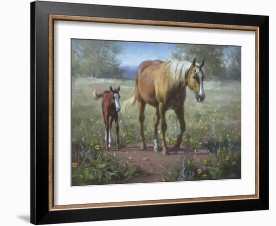 Comin' In-Jack Sorenson-Framed Art Print