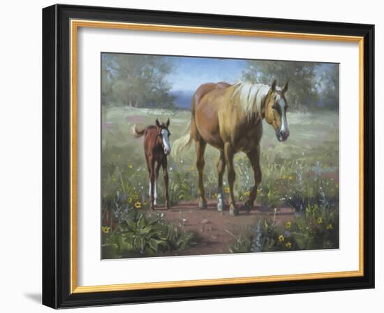 Comin' In-Jack Sorenson-Framed Art Print