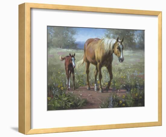 Comin' In-Jack Sorenson-Framed Art Print