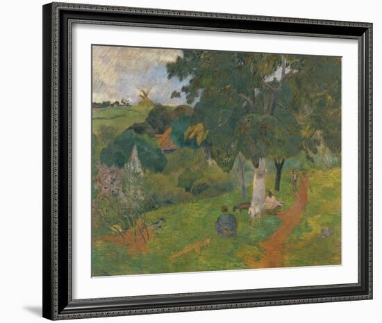 Coming and Going, Martinique-Paul Gauguin-Framed Giclee Print