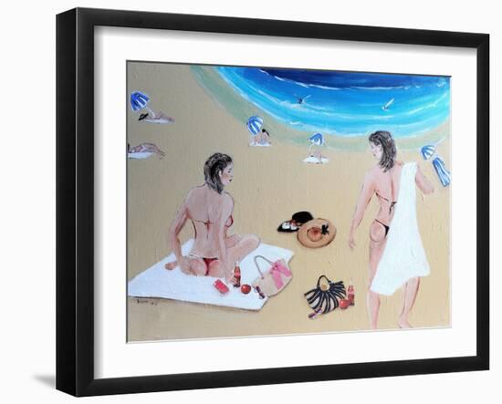 Coming for a Swim, 2015-Susan Adams-Framed Giclee Print