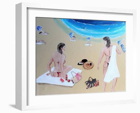 Coming for a Swim, 2015-Susan Adams-Framed Giclee Print