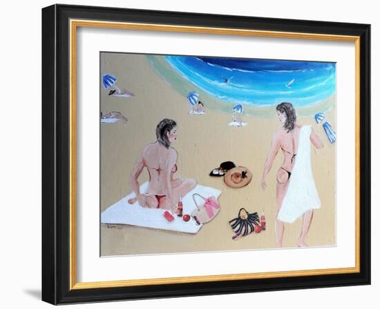 Coming for a Swim, 2015-Susan Adams-Framed Giclee Print