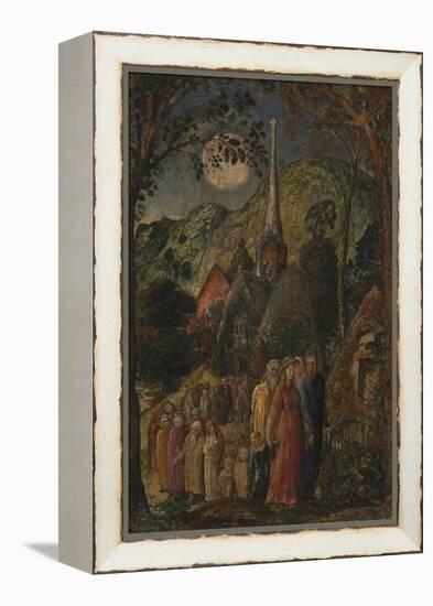 Coming from Evening Church-Samuel Palmer-Framed Premier Image Canvas