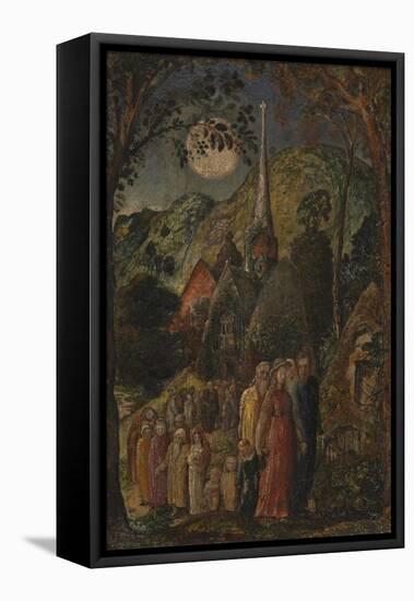 Coming from Evening Church-Samuel Palmer-Framed Premier Image Canvas