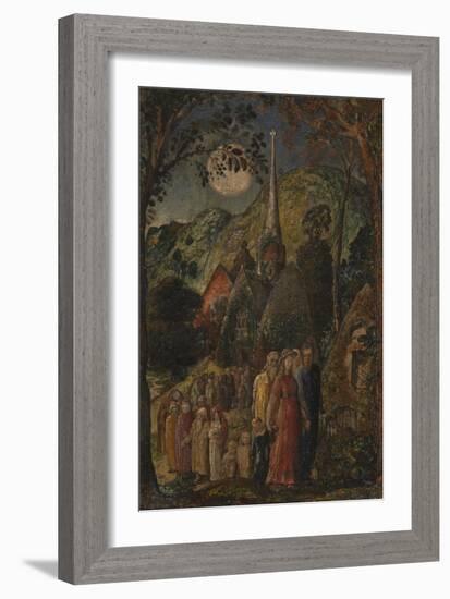 Coming from Evening Church-Samuel Palmer-Framed Giclee Print