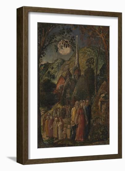 Coming from Evening Church-Samuel Palmer-Framed Giclee Print