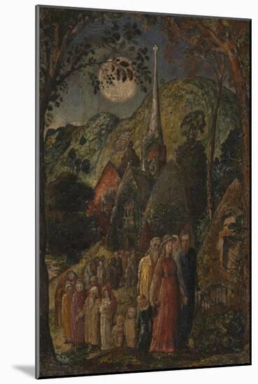 Coming from Evening Church-Samuel Palmer-Mounted Giclee Print