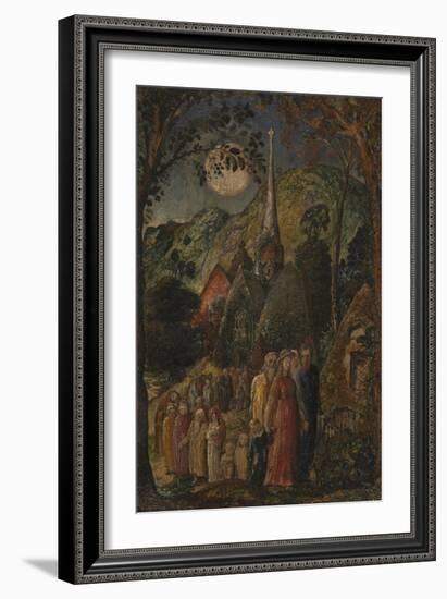 Coming from Evening Church-Samuel Palmer-Framed Giclee Print