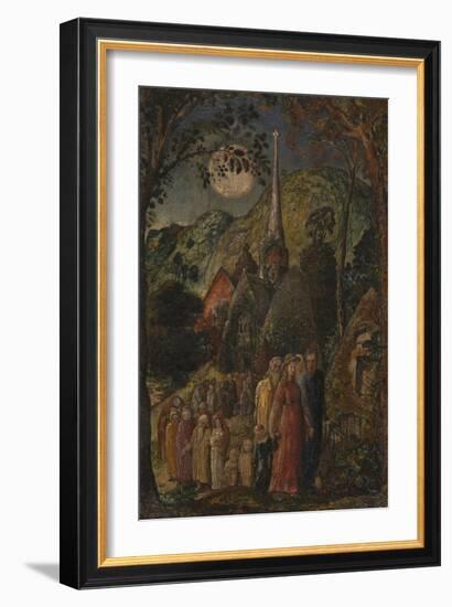 Coming from Evening Church-Samuel Palmer-Framed Giclee Print