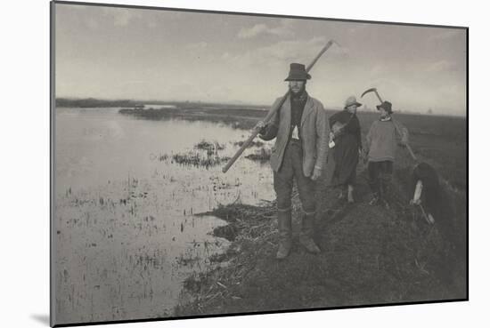 Coming Home from the Marches (le retour des marais)-Peter Henry Emerson-Mounted Giclee Print