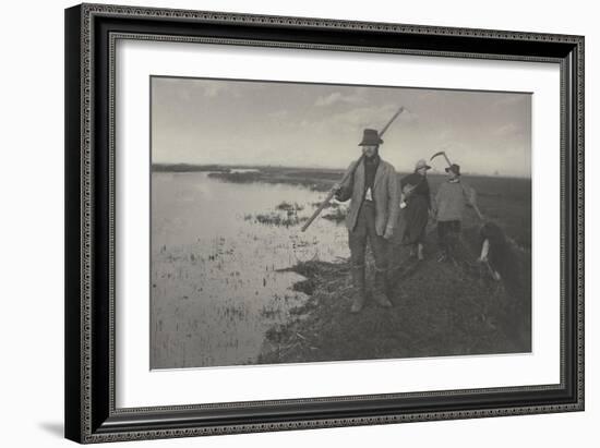 Coming Home from the Marches (le retour des marais)-Peter Henry Emerson-Framed Giclee Print