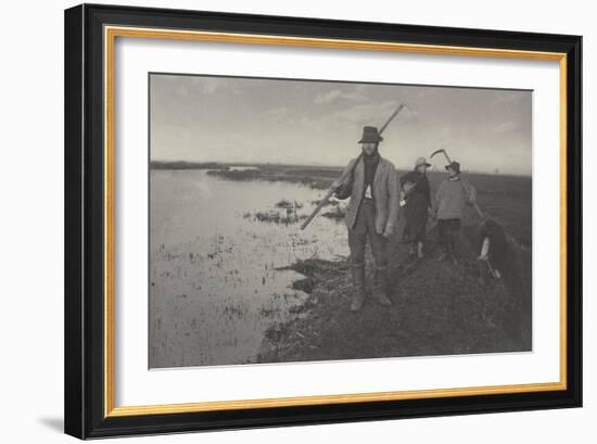 Coming Home from the Marches (le retour des marais)-Peter Henry Emerson-Framed Giclee Print