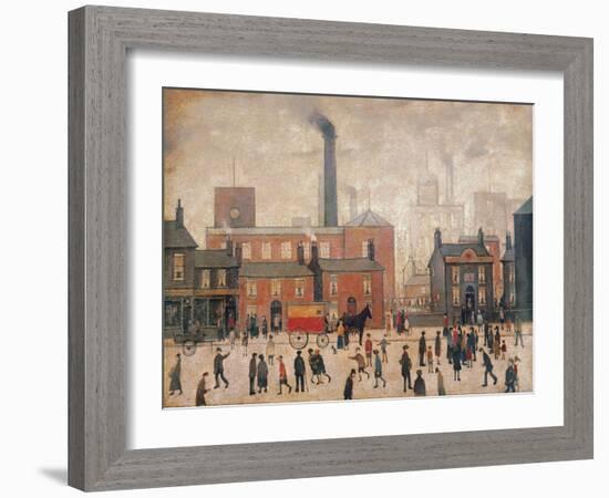 Coming Home from the Mill-Laurence Stephen Lowry-Framed Art Print