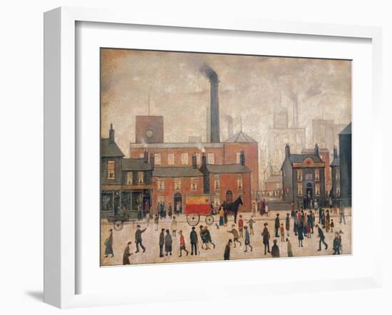 Coming Home from the Mill-Laurence Stephen Lowry-Framed Art Print