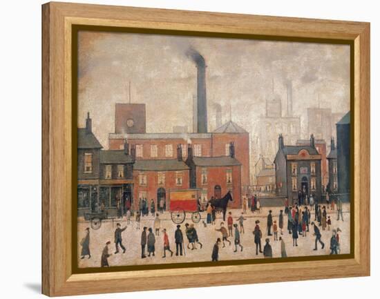 Coming Home from the Mill-Laurence Stephen Lowry-Framed Stretched Canvas