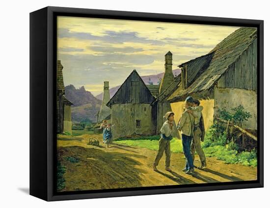 Coming Home from the War, 1859-Ferdinand Georg Waldmuller-Framed Premier Image Canvas