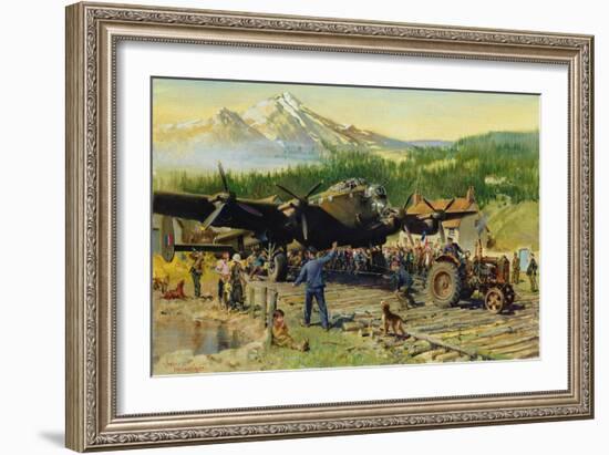 Coming Home (Oil on Canvas)-Terence Cuneo-Framed Giclee Print