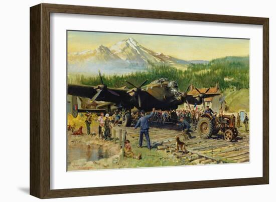 Coming Home (Oil on Canvas)-Terence Cuneo-Framed Giclee Print