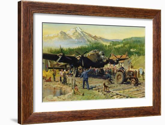 Coming Home (Oil on Canvas)-Terence Cuneo-Framed Giclee Print