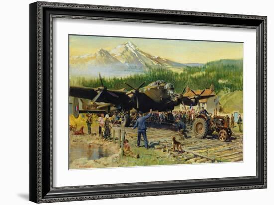 Coming Home (Oil on Canvas)-Terence Cuneo-Framed Giclee Print