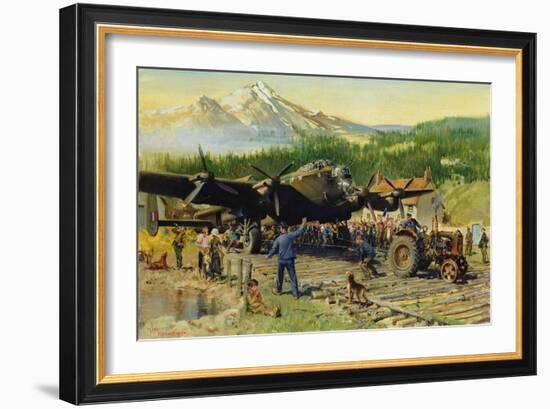 Coming Home (Oil on Canvas)-Terence Cuneo-Framed Giclee Print
