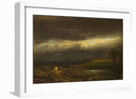 Coming Storm, Lake Cayuga (N.Y.)-William Hart-Framed Giclee Print