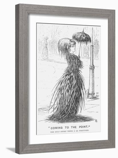 Coming to the Point, 1867-Edward Linley Sambourne-Framed Giclee Print