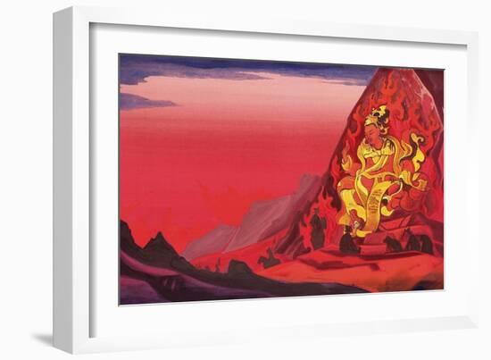 Command of Rigden Djapo, 1933-Nicholas Roerich-Framed Giclee Print