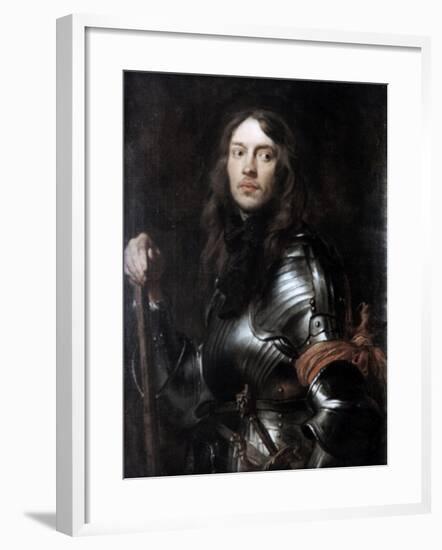 Commander in Armour, with a Red Scarf,' C1625-1627-Sir Anthony Van Dyck-Framed Giclee Print