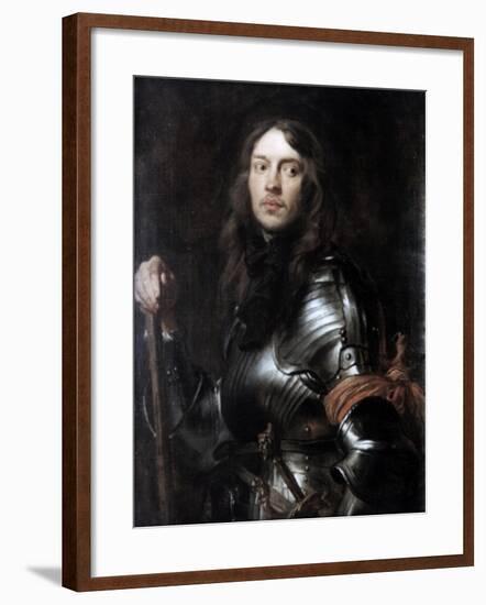 Commander in Armour, with a Red Scarf,' C1625-1627-Sir Anthony Van Dyck-Framed Giclee Print