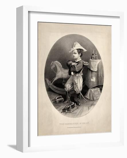 Commander in Chief, Pub. by Currier and Ives, 1863-Thomas Nast-Framed Giclee Print