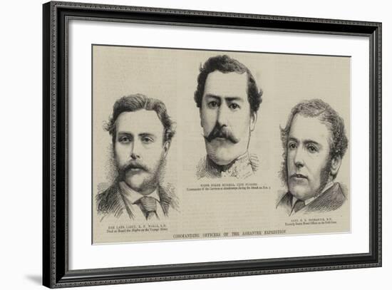 Commanding Officers of the Ashantee Expedition-null-Framed Giclee Print