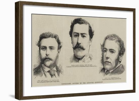 Commanding Officers of the Ashantee Expedition-null-Framed Giclee Print