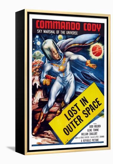 Commando Cody: Sky Marshal of the Universe, Episode 11: 'Lost in Outer Space,' 1953-null-Framed Stretched Canvas