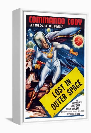 Commando Cody: Sky Marshal of the Universe, Episode 11: 'Lost in Outer Space,' 1953-null-Framed Stretched Canvas