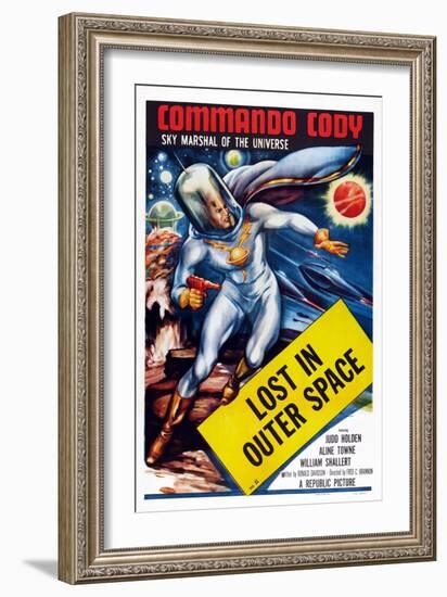 Commando Cody: Sky Marshal of the Universe, Episode 11: 'Lost in Outer Space,' 1953-null-Framed Premium Giclee Print