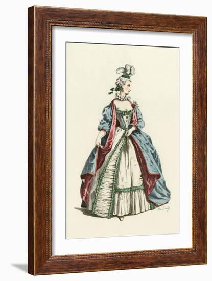 Commedia Del'Arte Silvia-Maurice Sand-Framed Art Print