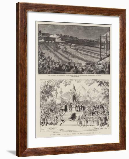 Commemorating the French Revolution in Paris-Adrien Emmanuel Marie-Framed Giclee Print