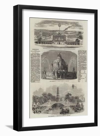 Commemoration of the Peace of Aix-La-Chapelle, 1748-null-Framed Giclee Print