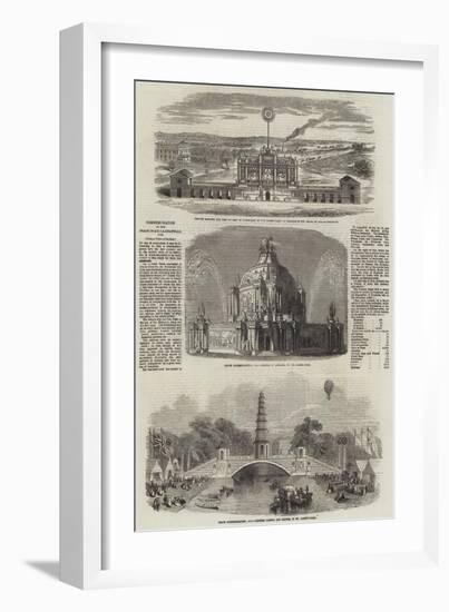 Commemoration of the Peace of Aix-La-Chapelle, 1748-null-Framed Giclee Print