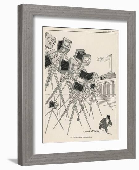 Comment on the Total Lack of Privacy for Public Figures-Andre Helle-Framed Art Print