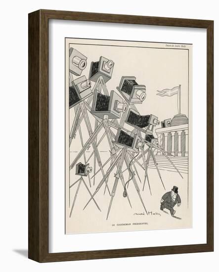 Comment on the Total Lack of Privacy for Public Figures-Andre Helle-Framed Art Print